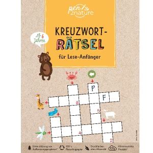 Kreuzwortr Tsel F R Lese Anf Nger Bunter R Tselspa F R Kinder Ab