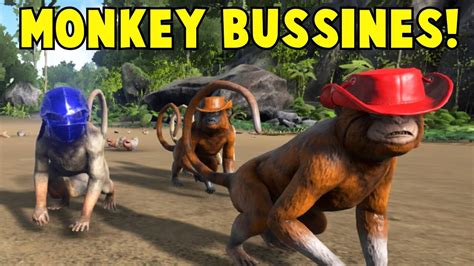 Monkey Bussines Ark Survival Evolved Mesophitecus YouTube