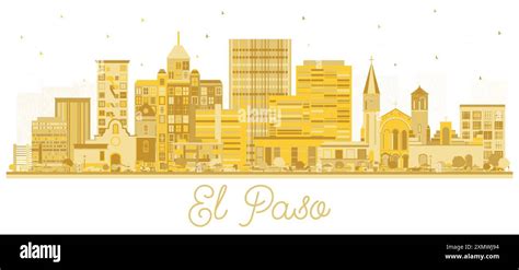 El paso skyline silhouette Stock Vector Images - Alamy