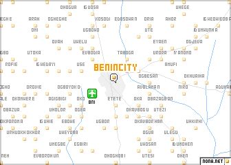 Benin City (Nigeria) map - nona.net