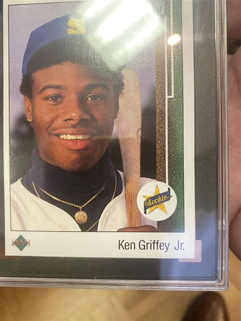 Upper Deck Ken Griffey Jr Rookie Card Sgc Hof Bv