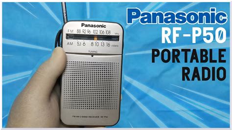 Panasonic RF-P50 Portable Radio | Review and Testing - YouTube