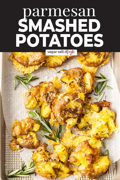 Parmesan Smashed Potatoes Sugar Salt Magic