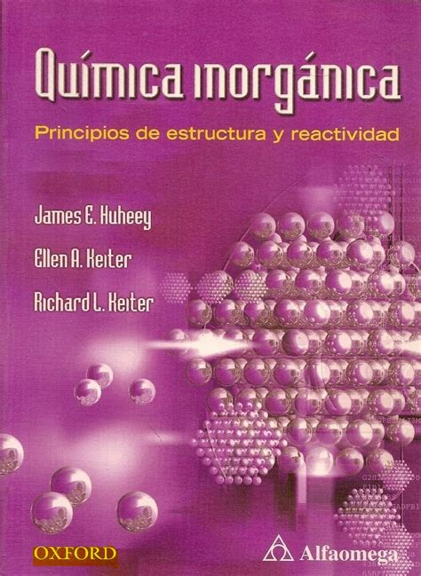 Libro Qu Mica Inorg Nica James Huheey Ellen Keiter Ta Edici N En Pdf