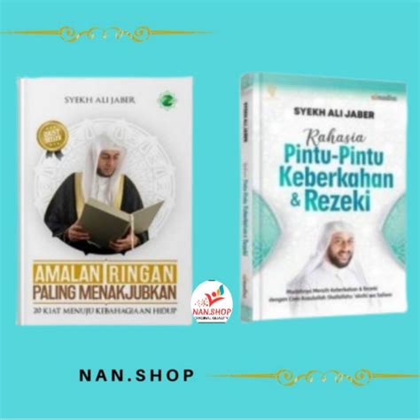 Jual Buku Syekh Ali Jaber Bundling 2 Buku Amalan Ringan Dan Rahasia