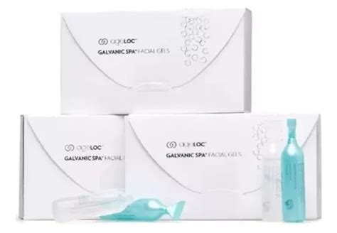 Pack Cajas De Geles Faciales Galv Nica Facial Nuskin Cuotas Sin Inter S