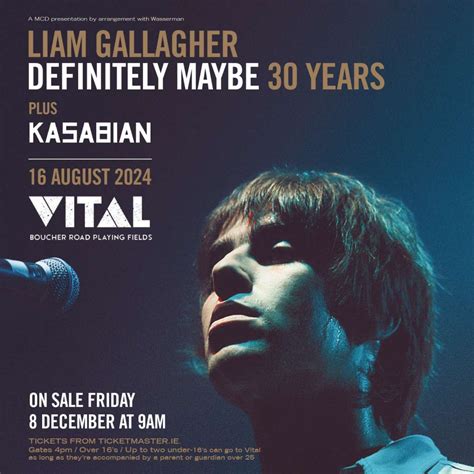 LIAM GALLAGHER ‘DEFINITELY MAYBE 30 YEARS ANNIVERSARY TOUR’ ANNOUNCED FOR BELFAST VITAL WITH ...