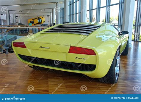 Lamborghini Miura Concept (2006) Editorial Photography - Image of ...