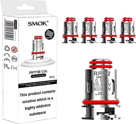 SMOK RPM2 Mesh 0 16 Ohm Coils Vape Durbar