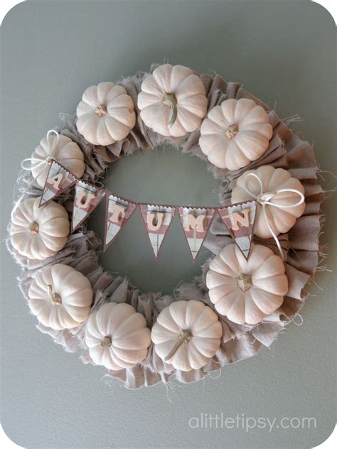 Pumpkin Wreath - A Little Tipsy