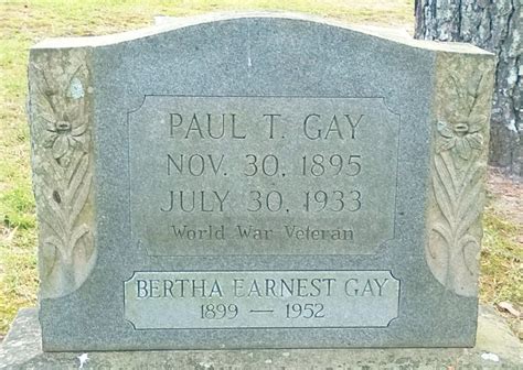 Paul Truman Gay 1895 1933 Memorial Find A Grave