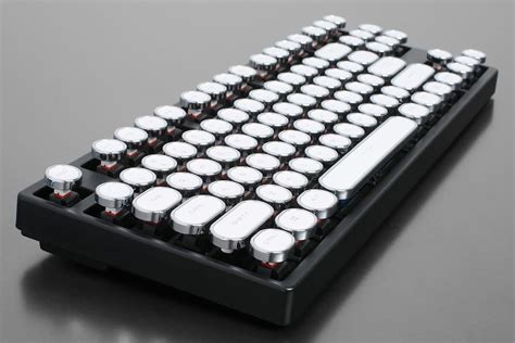 Retro White Typewriter Keycap Set | Mechanical Keyboards | Keycaps ...