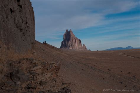 Iron Creek Photography Shiprock Tsé Bitʼaʼí rock with wings or