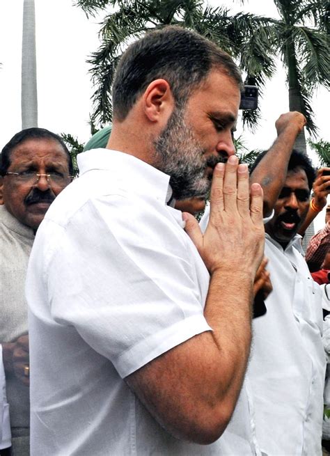 Congress Mp Rahul Gandhi At Parliament House Complex During Monsoon Session