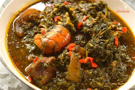 How To Make Afang Soup Afrolems Nigerian Food Blog