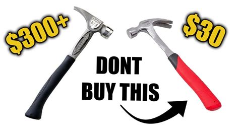 Difference Between A Cheap Hammer And Expensive Hammer YouTube