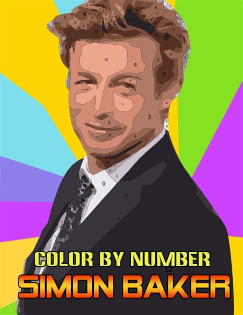 Buy Simon Baker Color By Number Legendary Patrick Jane From Mentalist