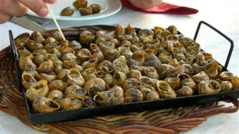 Receta Caracoles A La Llauna Caracoles Valle Del Tir N