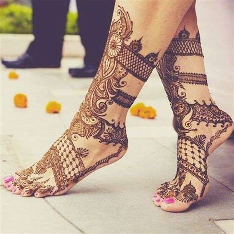 Bridal Henna Feet Designs | Arabia Weddings