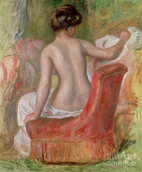 Nude In An Armchair 1900 Painting By Pierre Auguste Renoir Fine Art America