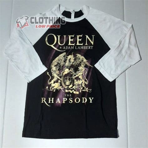 Queen Adam Lambert The Rhapsody Tour Merch Queen Rock Band Tour