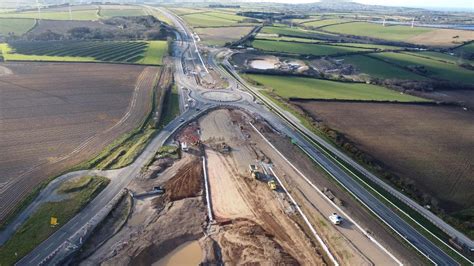 A30 Carland To Chiverton Cross Construction Update January 2023 - YouTube