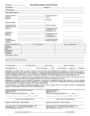 2017 2024 Form FL Building Permit Application Putnam County Fill