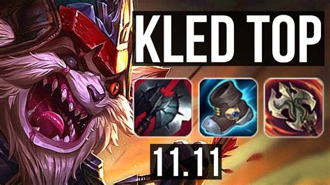 Kled Vs Tahm Kench Top 3 5m Mastery 2200 Games 7 Solo Kills