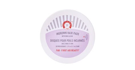 For Ingrown Hairs And Razor Burn First Aid Beauty Ingrown Hair Pads With Bha And Aha Best New