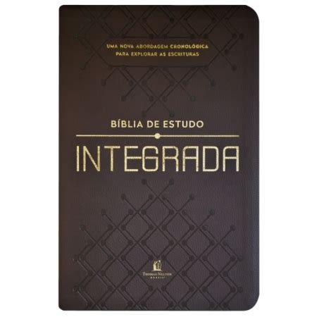 Biblia De Estudo Integrada - BÍBLIA DE ESTUDO INTEGRADA, NVI, COURO SOFT, MARROM