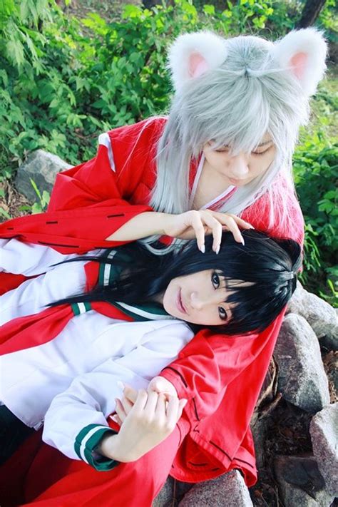 Inuyasha And Kagome Cosplay Inuyasha Cosplay Cosplay Anime Kawaii Cosplay