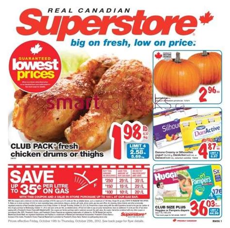 Real Canadian Superstore West Flyer Oct To