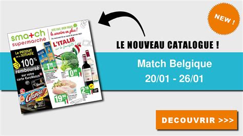 Anti Crise Fr Catalogue Match Belgique Du Au Janvier Match