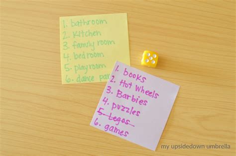 5 Simple Games to Make Clean Up Time Fun - My Upside Down Umbrella