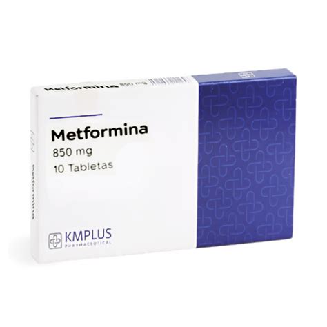 Metformina 850Mg X 10 Tabletas Kmplus Farmadon La Farmacia De La