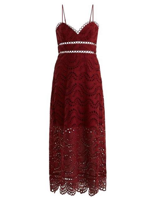 Zimmermann Jaya Wave Dress In Burgundy Women S Fashion Dresses Sets