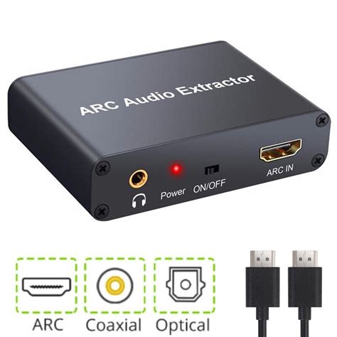 Hdmi Arc Adapter Tendak Arc Audio Extractor With Digital Optical