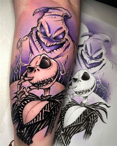 Disneytattoo By Frankie Lopez On Instagram Jack Y Oogie Boogie Todo