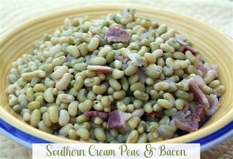 Southern Lady Cream Peas & Bacon — Mommy's Kitchen