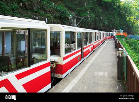 Kurobe Gorge Railway And Kuronagi Station Stock Photo Alamy