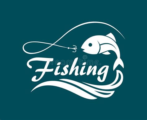 Fishing Sport Emblem Stock Vector Illustration Of Ocean