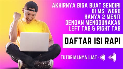 CARA MEMBUAT TITIK OTOMATIS DI DAFTAR ISI Makalah Skripsi Tesis