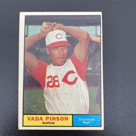 Topps Vada Pinson Dd Ebay