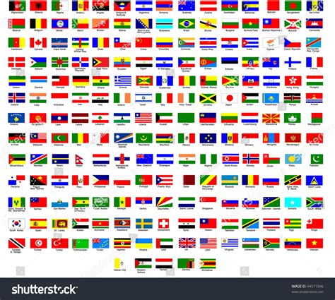 Flags Of All Countries In The World Royalty Free Stock Vector