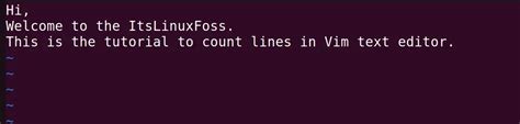 How To Show Line Numbers In Vim Vi Its Linux Foss