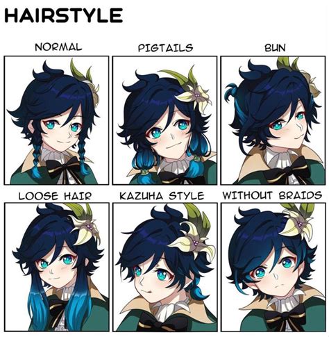 An Anime Character S Hair Styles For Different Types Of Hair And How To