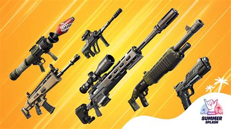 All Guns Unvaulted In Fortnite Chapter 3 Season 4 YouTube