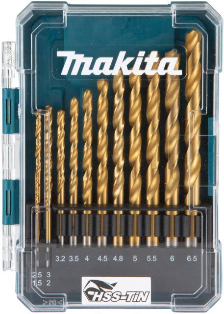 Makita Titanium Metal Drill Bit Set 13 Piece Drills And Accessories