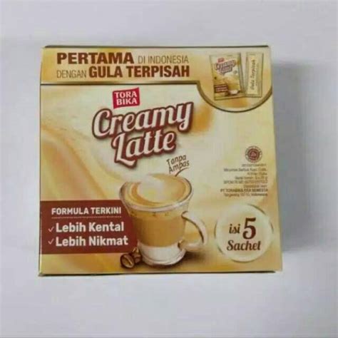 Jual Kopi Torabika Creamy Latte 5 Sachet 25 Gram Shopee Indonesia