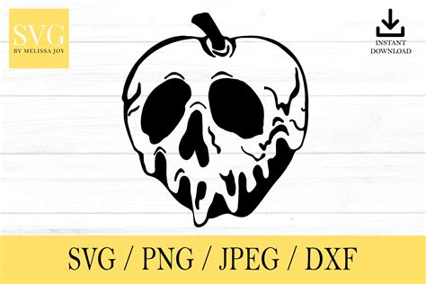 Poison Apple svg Evil Queen Bösewichte svg png dxf jpeg Etsy de